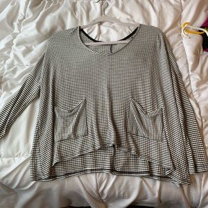 Striped loose long sleeve